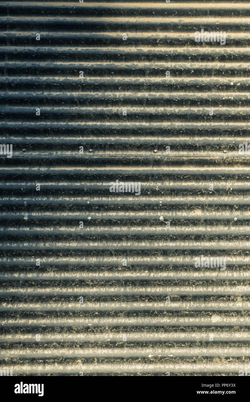 straight-lines-on-a-shop-front-shutter-as-a-metal-background-stock