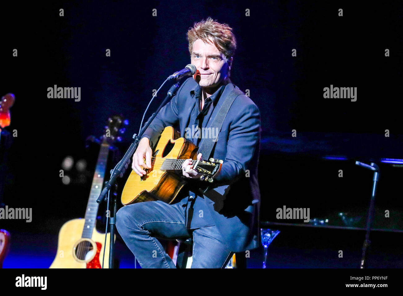 Rick Springfield and Richard Marx in Concert Stock Photo