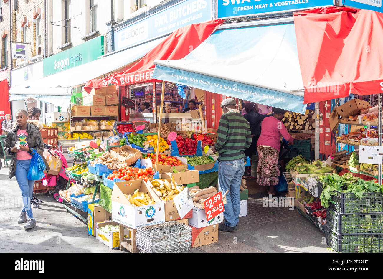 Fruit and vegetable shop catford broadway borough of lewisham gr hires