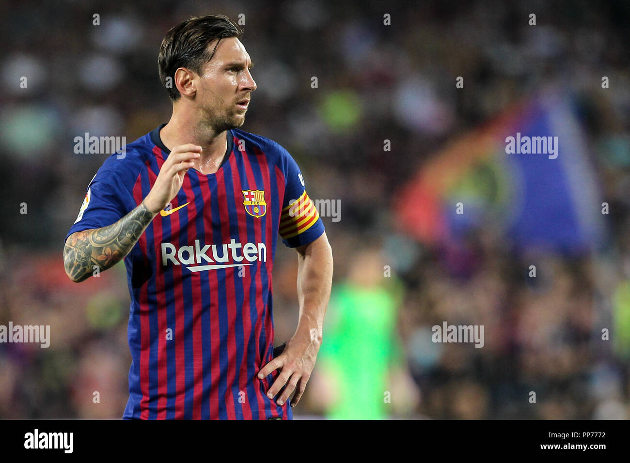 Barcelona Spain 23rd September 18 Camp Nou Barcelona Spain La Liga Football Barcelona Versus Girona Leo Messi Of Fc Barcelona Credit Ukko Images Alamy Live News Stock Photo Alamy