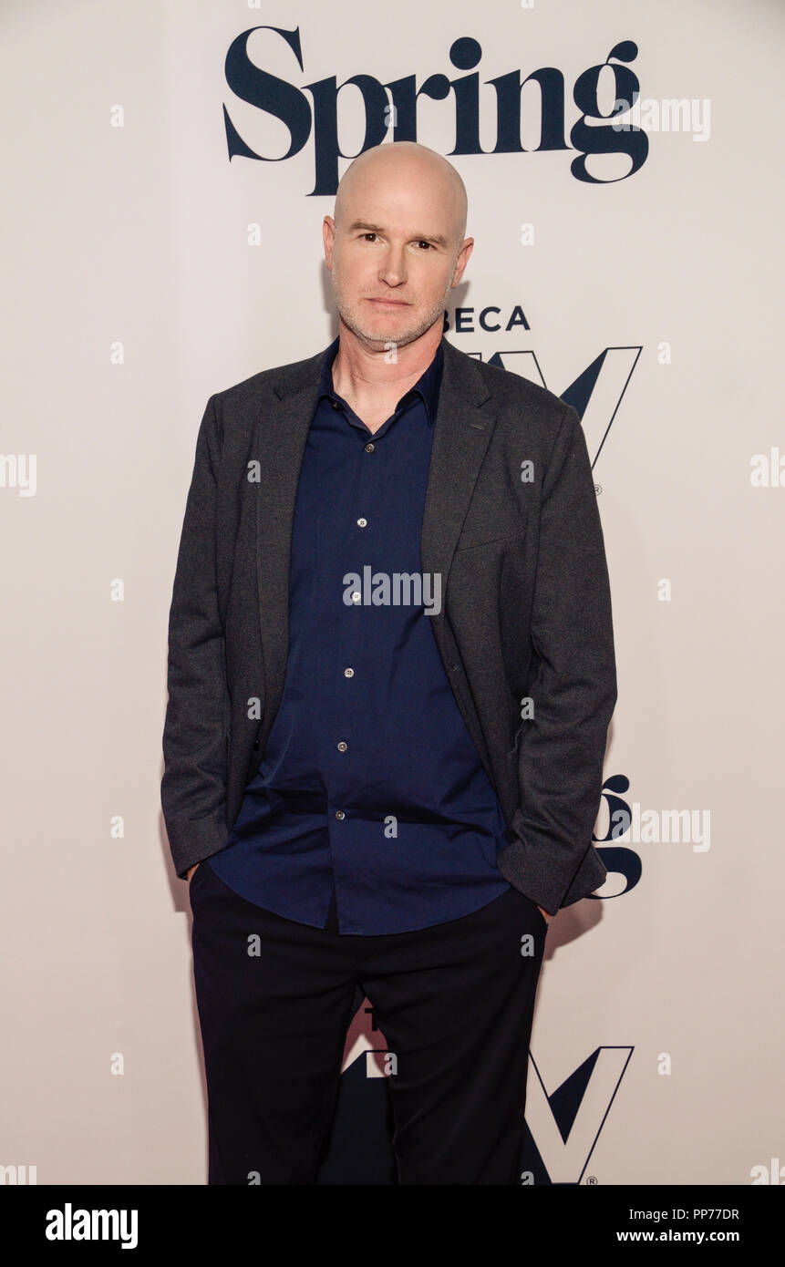 New York, NY, USA. 23rd Sep, 2018. David Hollander at the Tribeca TV Festival's premiere of 'RAY DONOVAN' at Spring Studios on September 23, 2018 in New York City. Credit: Raymond Hagans/Media Punch/Alamy Live News Stock Photo