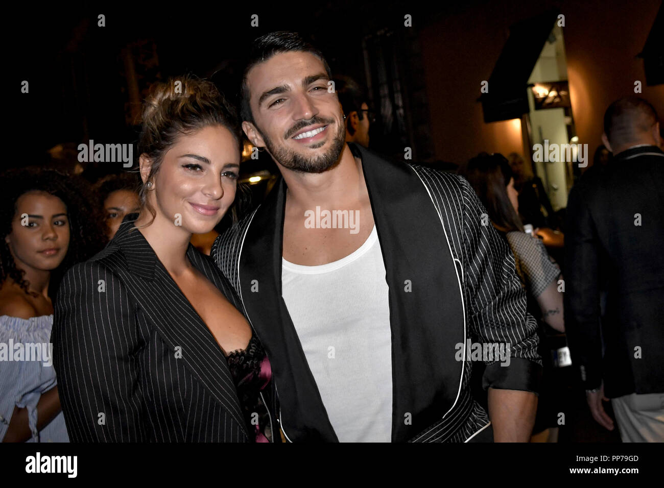 Milan Italy 23rd Sep 2018 Milan Arrivals At The Birthday Party Of Domenico Dolce Nella Photo Mariano Di Vaio Eleonora Brunacci Credit Independent Photo Agency Alamy Live News Stock Photo Alamy