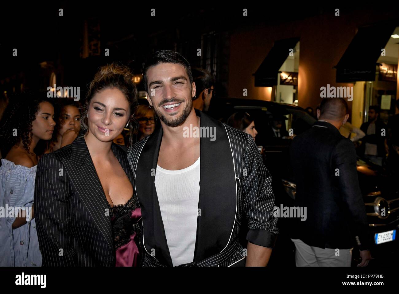 Milan Italy 23rd Sep 2018 Milan Arrivals At The Birthday Party Of Domenico Dolce Nella Photo Mariano Di Vaio Eleonora Brunacci Credit Independent Photo Agency Alamy Live News Stock Photo Alamy