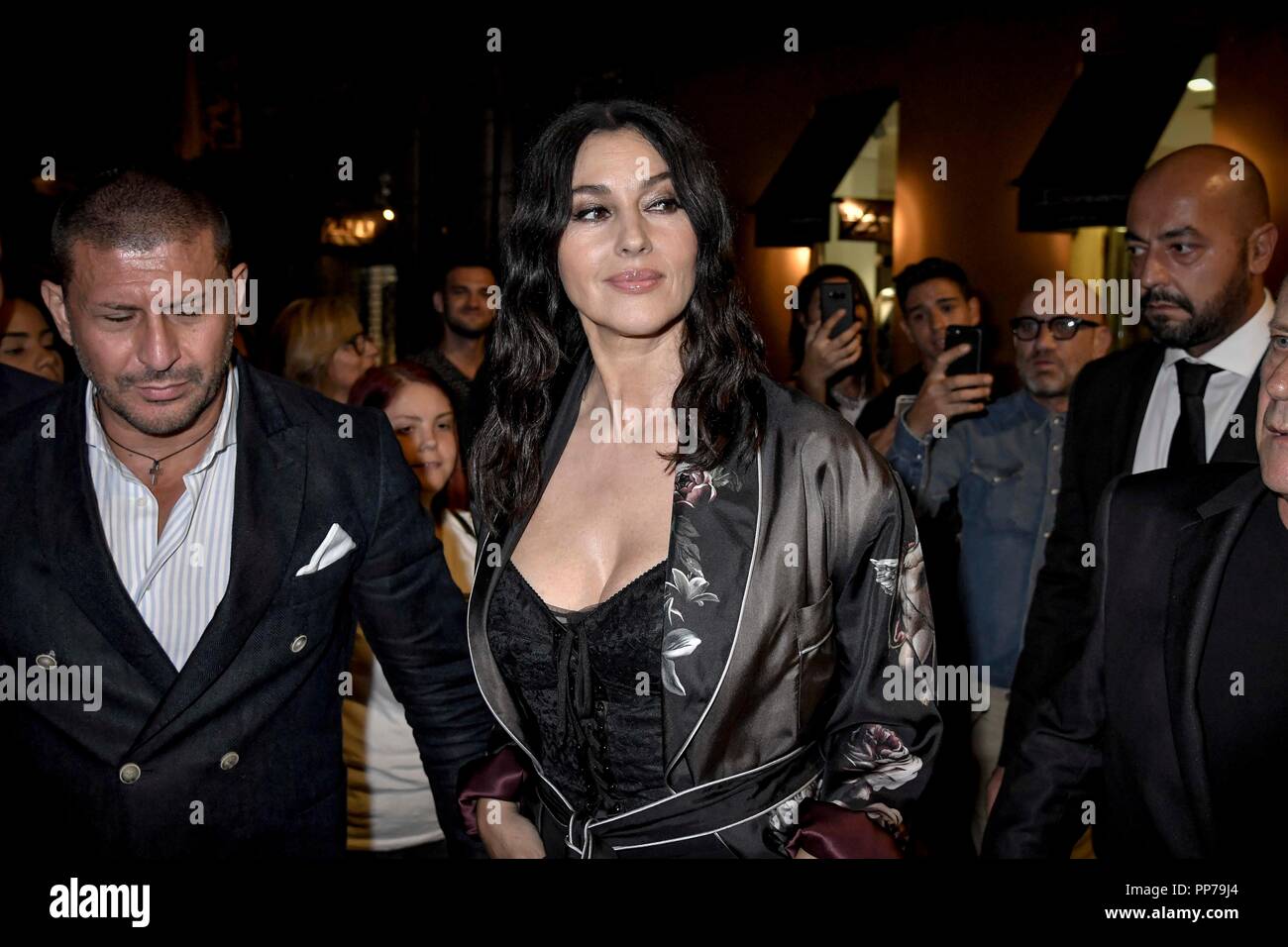 Milan, Italy. 23rd Sep, 2018. Milan. Arrivals at the birthday party of