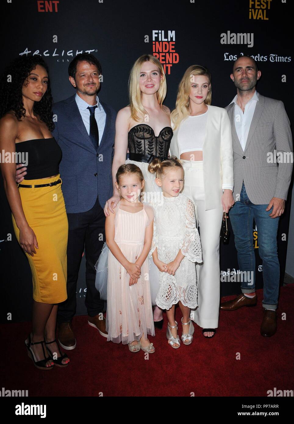 Culver City, CA. 23rd Sep, 2018. Heidi Lewandowski, Elle Fanning, Tinsley Price, Anniston Price, Lili Reinhart, at arrivals for GALVESTON Premiere, Arclight Culver City, Culver City, CA September 23, 2018. Credit: Elizabeth Goodenough/Everett Collection/Alamy Live News Stock Photo