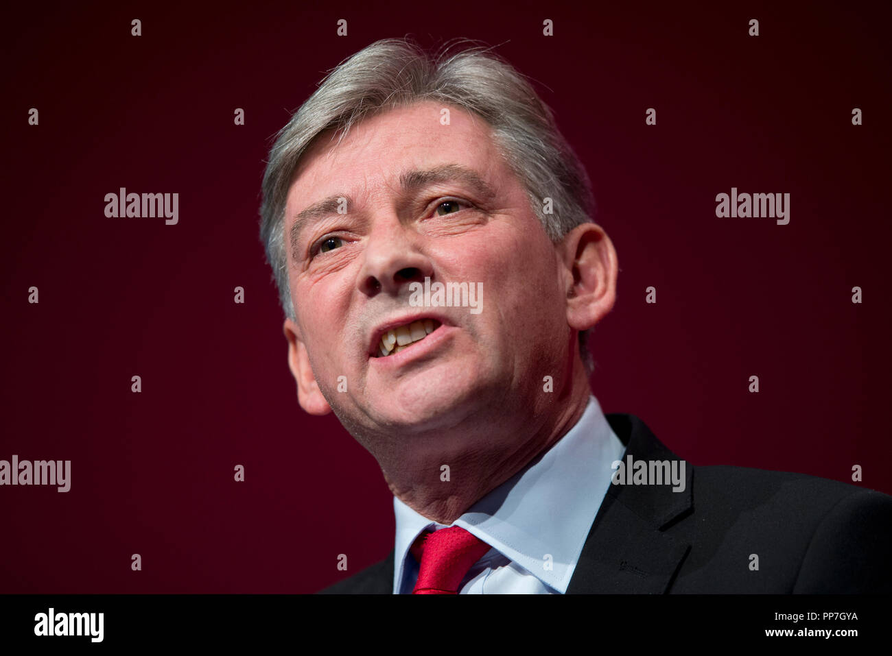 Liverpool, UK. 24th September 2018. Richard Leonard, Leader of the Scottish Labour Party, speaks at the Labour Party Conference in Liverpool. © Russell Hart/Alamy Live News. Stock Photo