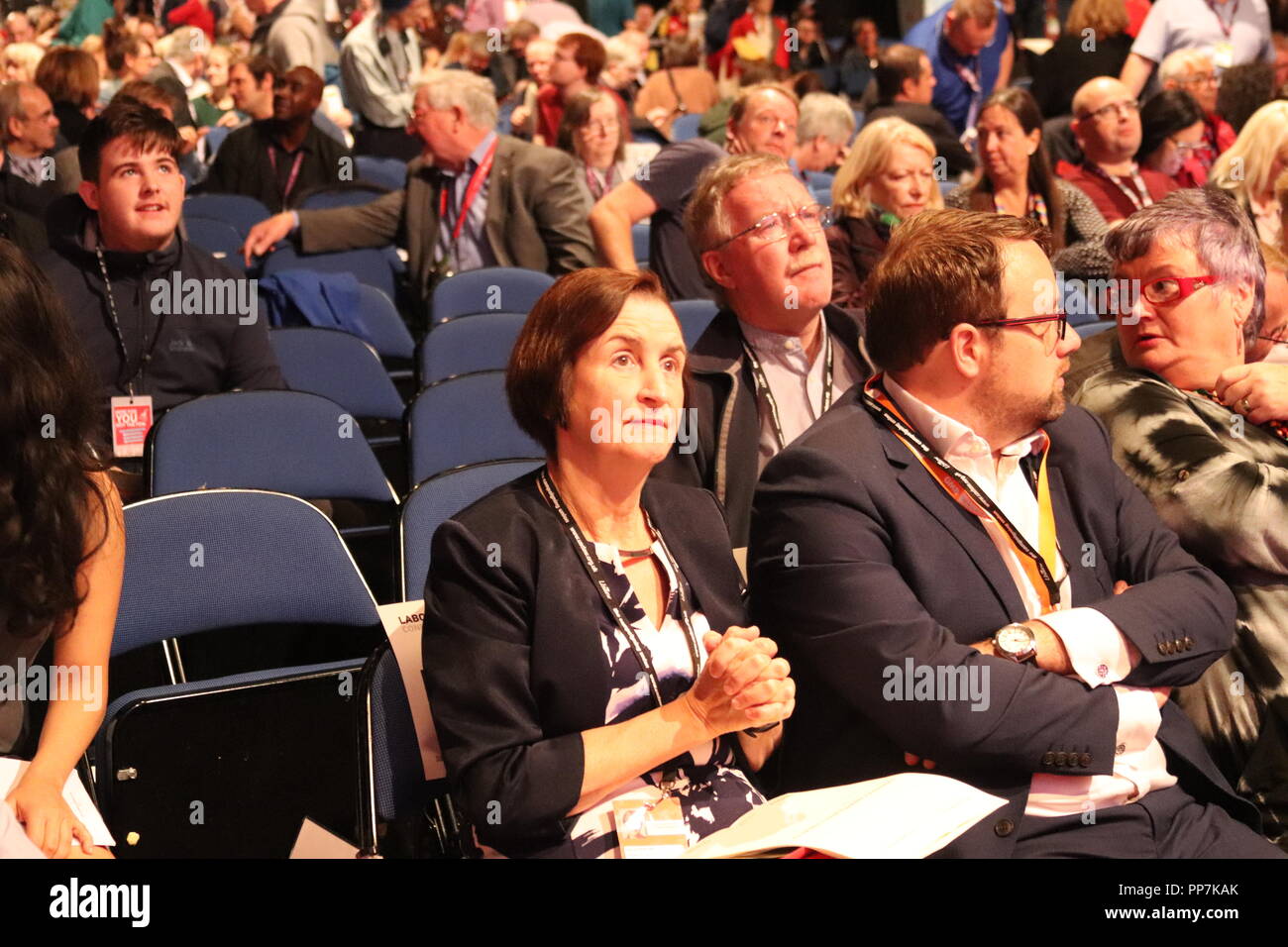 Labour party conference, Liverpool, UK  24 September  2018. Members and delegates arriving at the conference today in Liverpool, Credit:Mike Clarke/ Alamy Live News Stock Photo
