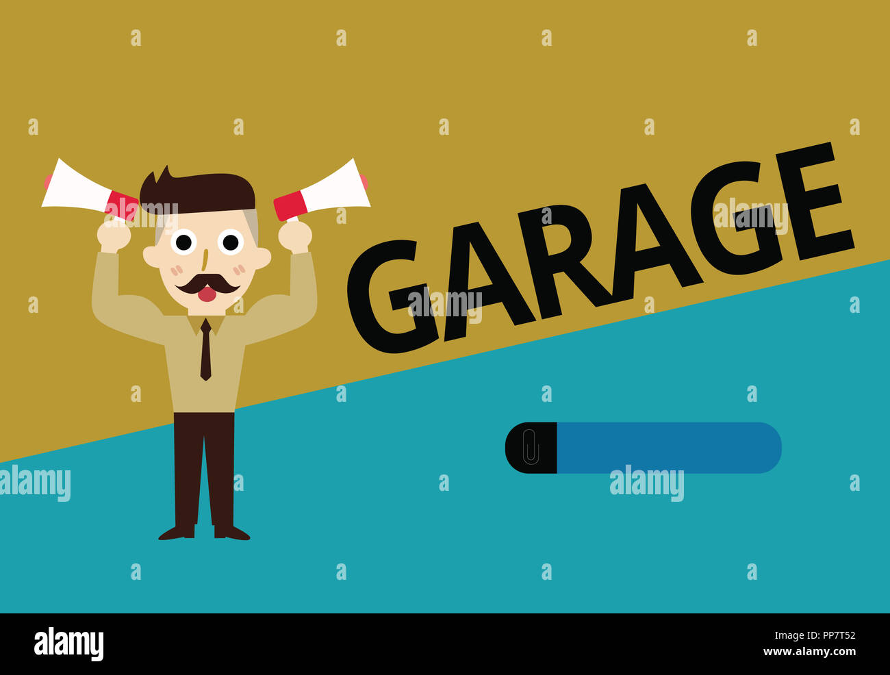 Handwriting Text Garage Concept Meaning Building For Housing A