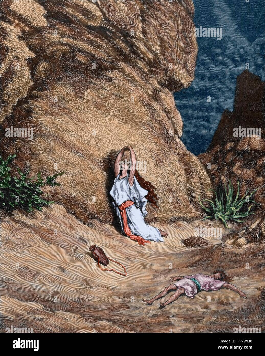 Hagar and ishmael in the desert hires stock photography and images Alamy