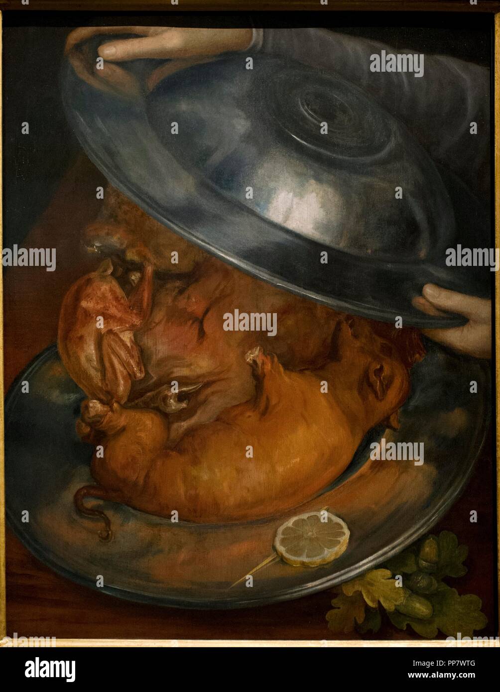 Giuseppe Arcimboldo (1527-1593). Italian painter. The Cook, c. 1570. National Museum. Stockholm. Sweden. Stock Photo