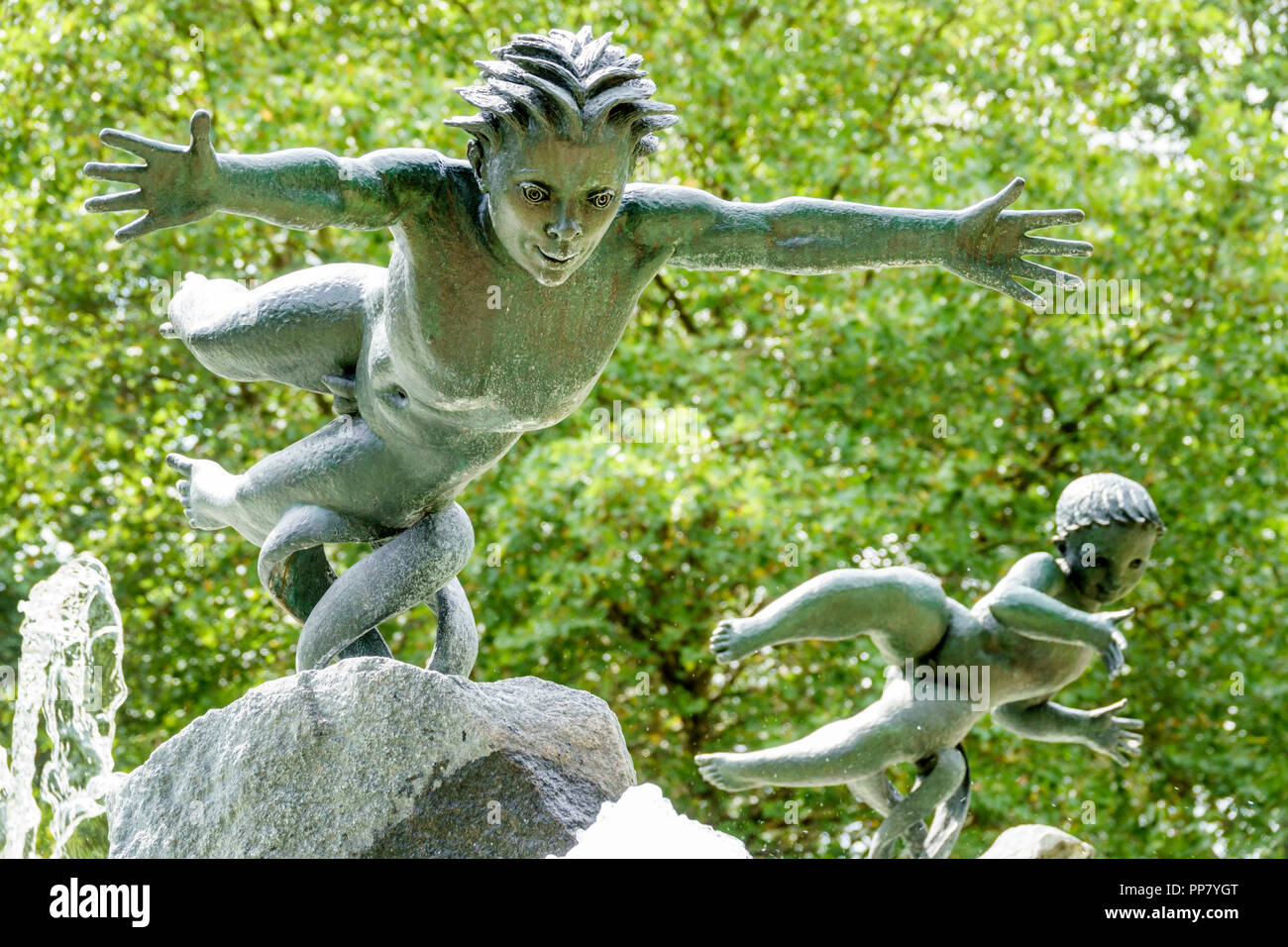 London England,UK,Hyde Park,historic Royal Park,Joy of Life Fountain