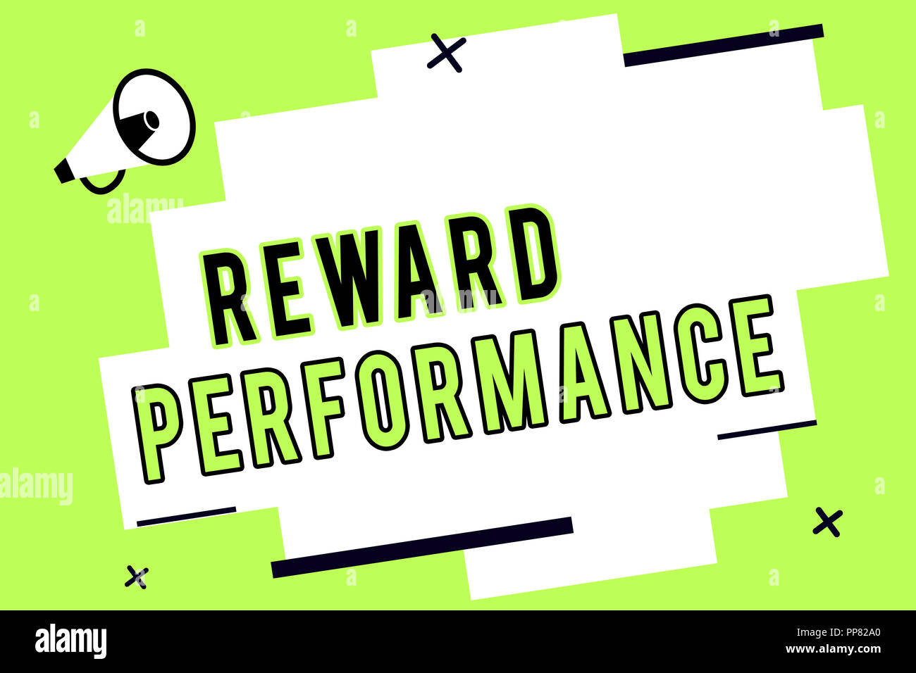 word writing text reward performance business concept for word company