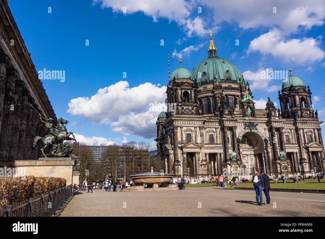 Catedral de Berlín (Berliner Dom )  templo de la Iglesia Evangélica,estilo neobarroco , S. XIX , Berlin,Alemania, europe. Stock Photo
