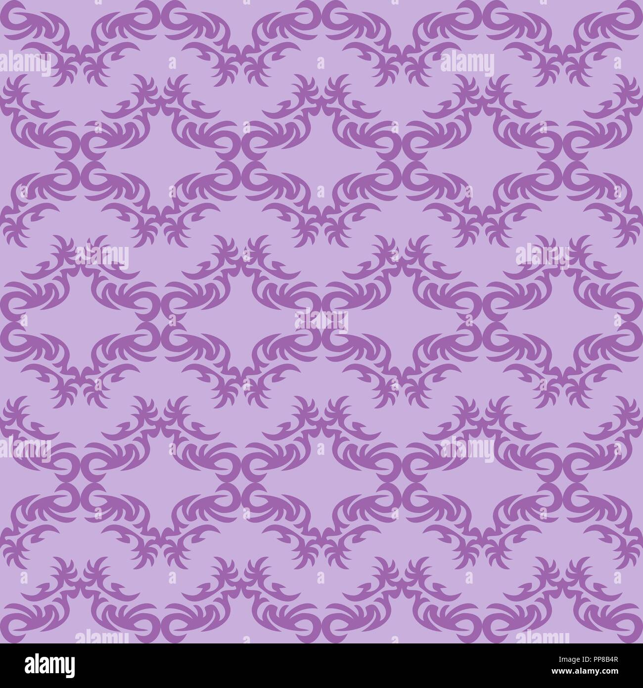 Vector illustration of seamless texture with decorative ornaments Stock ...