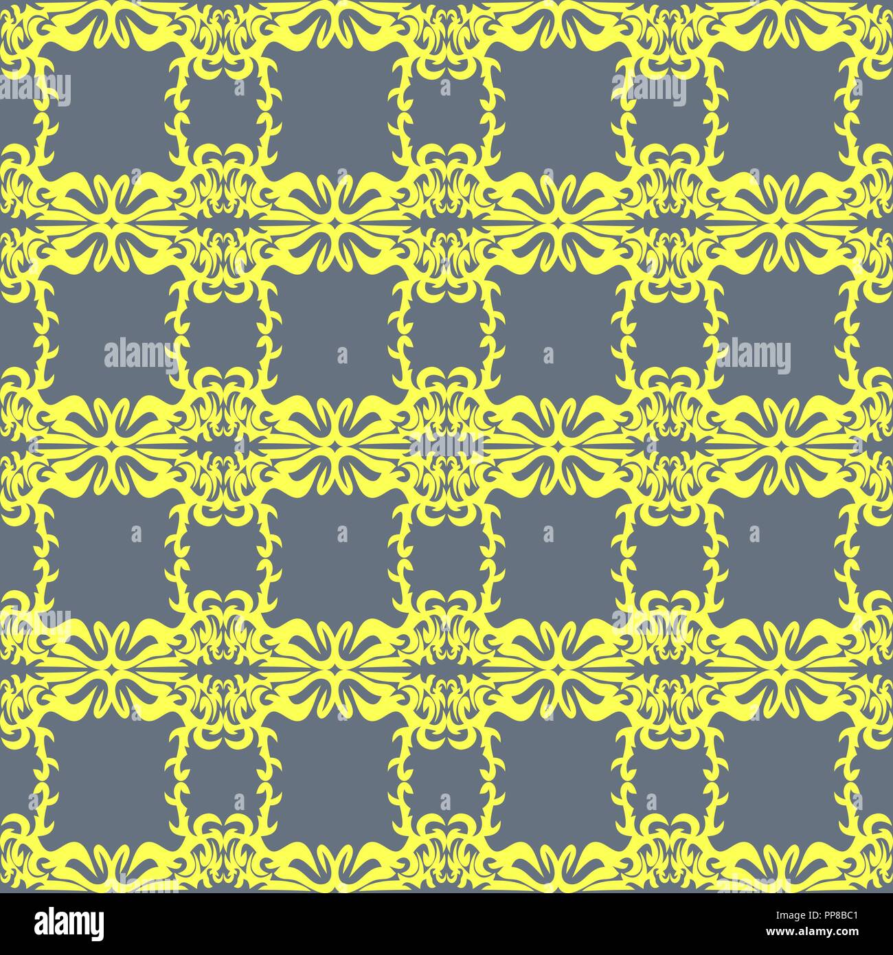 Vector illustration of seamless texture with decorative ornaments Stock ...