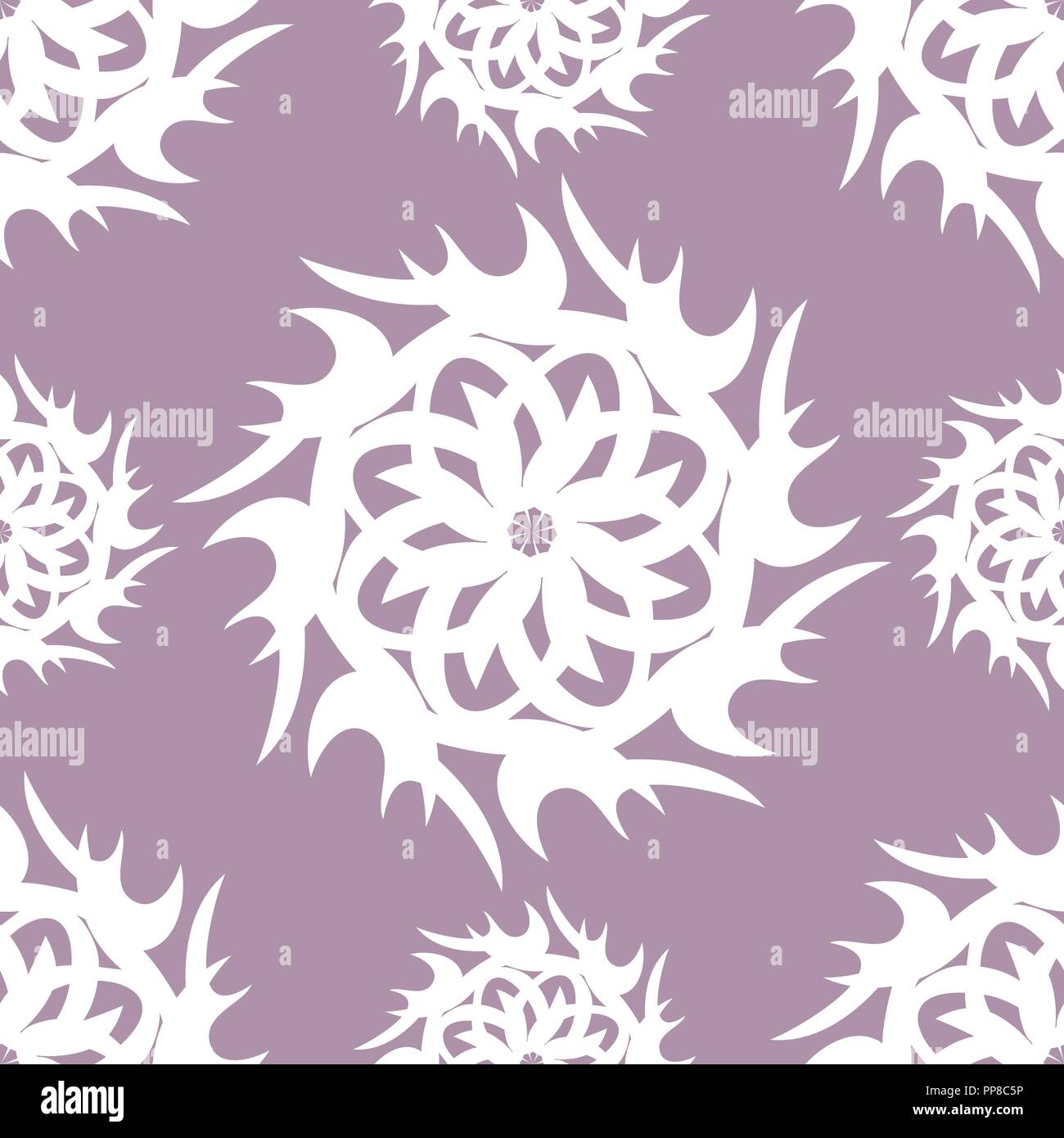 Vector illustration of seamless texture with decorative ornaments Stock ...