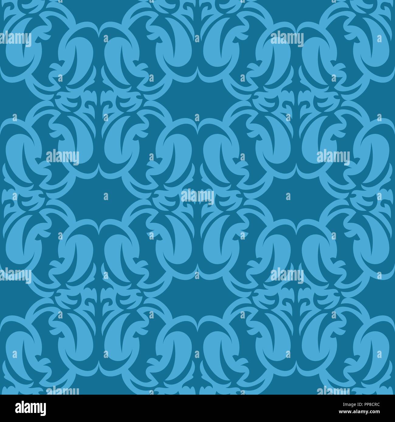 Vector illustration of seamless texture with decorative ornaments Stock ...