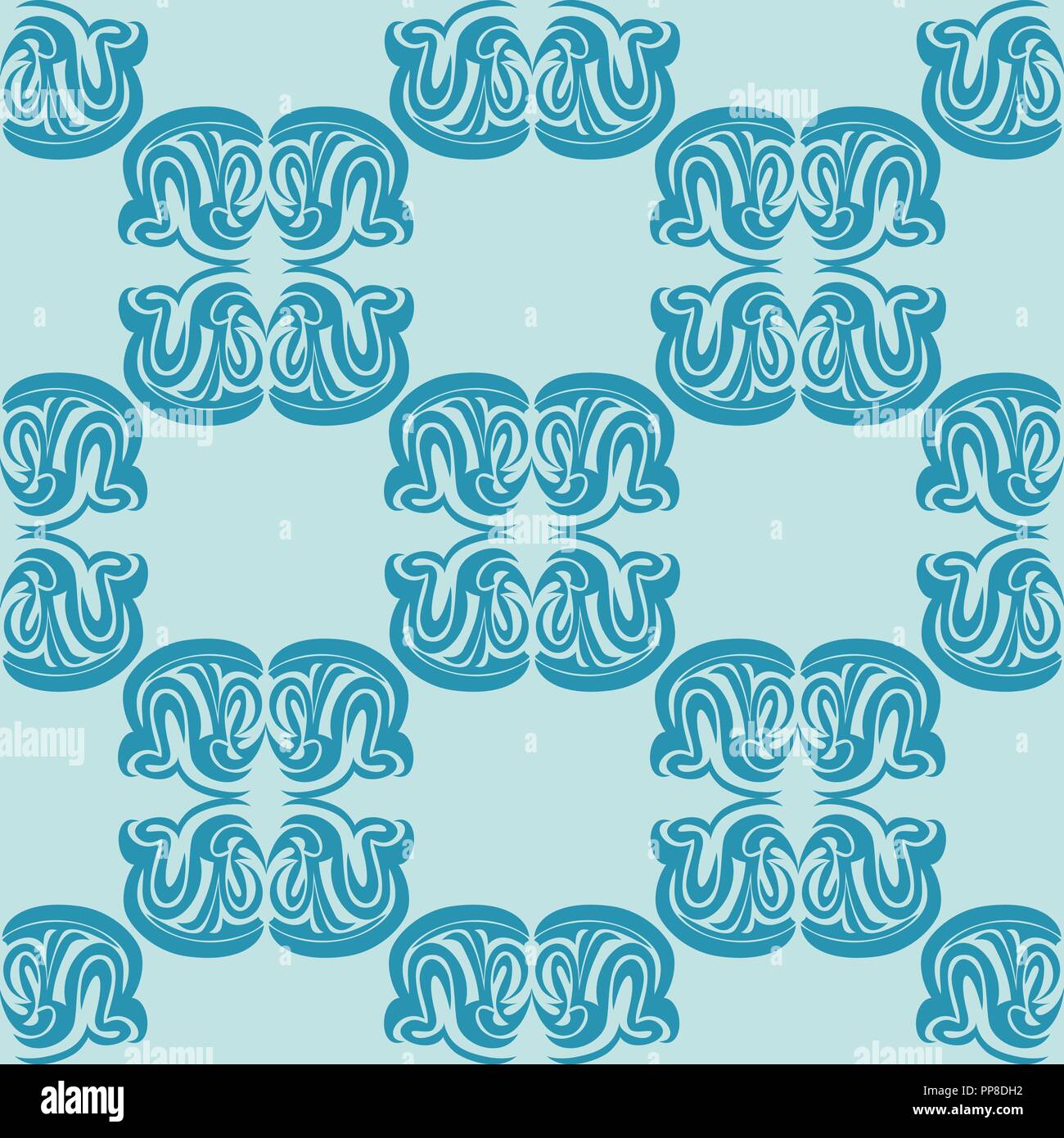 Illustration seamless texture with decorative ornaments Stock Vector ...