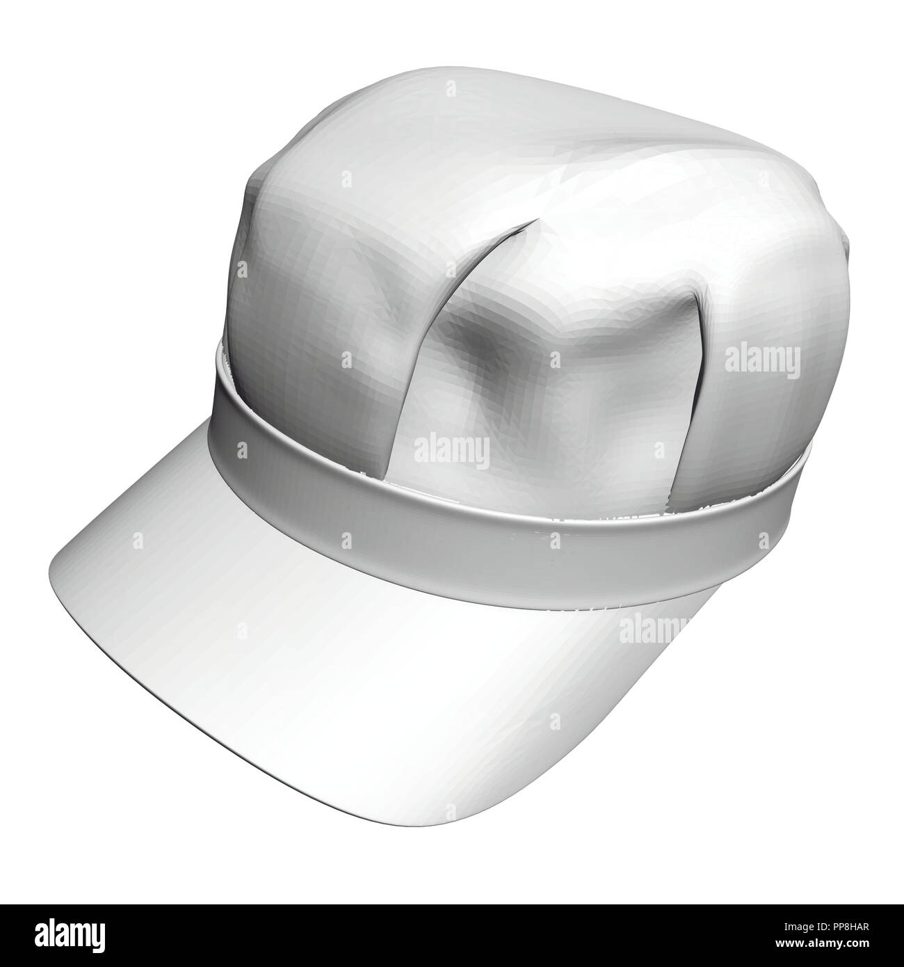 Vector illustration of a fashionable cap with a visor. Design solution ...
