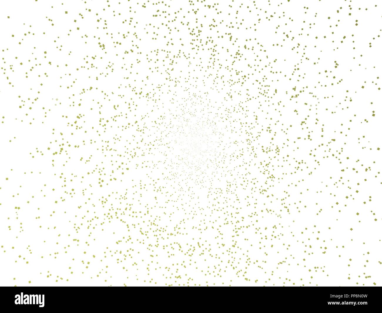 Background with many particles. Particles in the form of a square ...