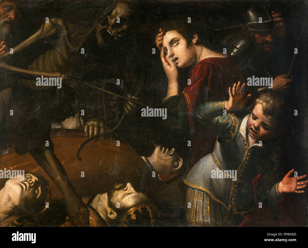 The Death 17th Century Baroque Spanish Author Arias Antonio Location Colegio Del Cardenal Monforte De Lemos Lugo Spain Stock Photo Alamy