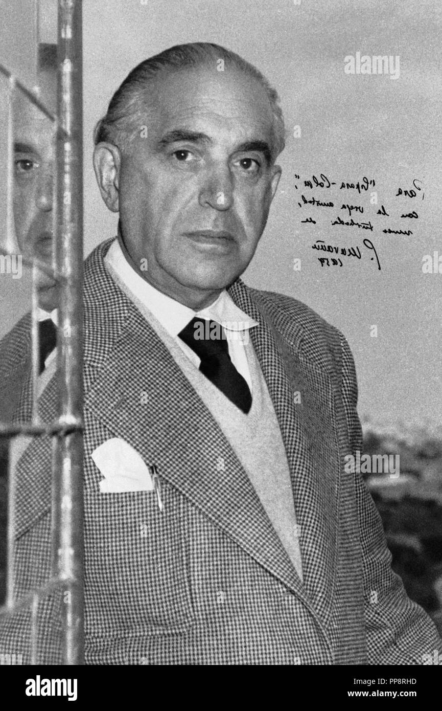 Gregorio Marañón y Posadillo (19 May 1887 in Madrid – 27 March 1960 in Madrid) was a Spanish physician, scientist, historian, writer and philosopher. Stock Photo