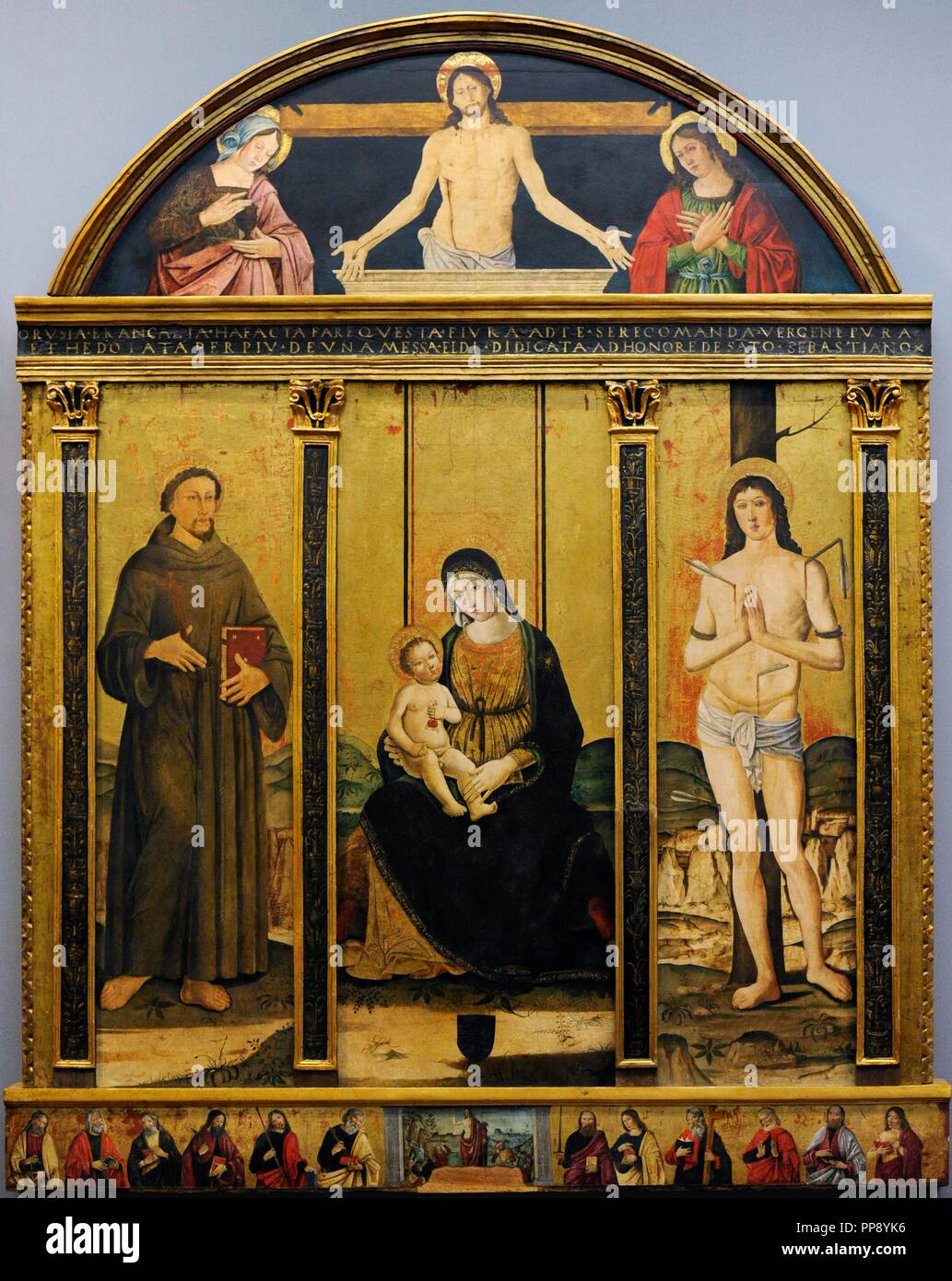 Polyptych of jesus and mary hi-res stock photography and images - Alamy