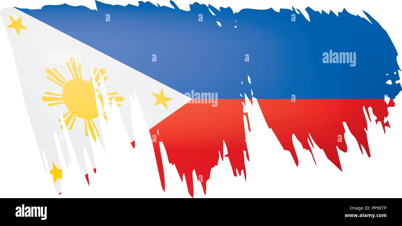 Philippines Flag Vector Illustration On A White Background Stock Vector Image Art Alamy