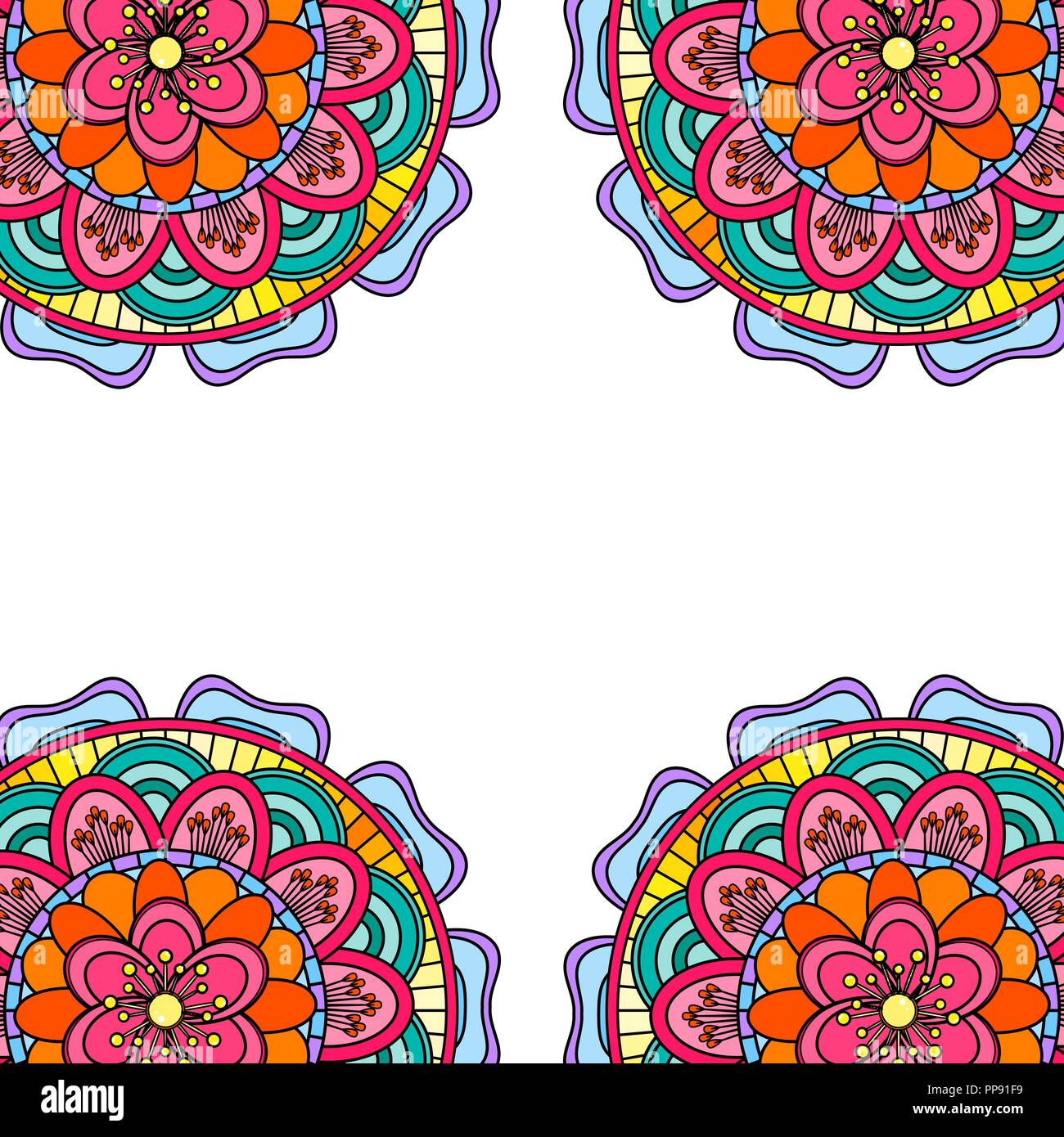 Set Of Seamless Border Ornament For Design Henna Drawing Mehndi And Tattoo  Decorative Pattern In Ethnic Oriental Indian Style Stock Illustration -  Download Image Now - iStock