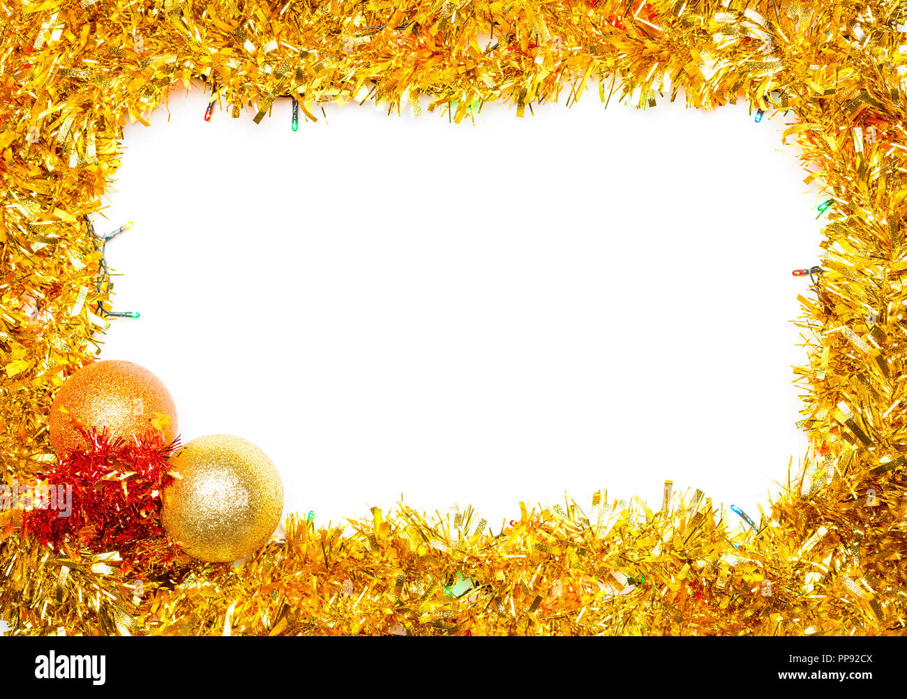 Tinsel border frame hires stock photography and images Alamy