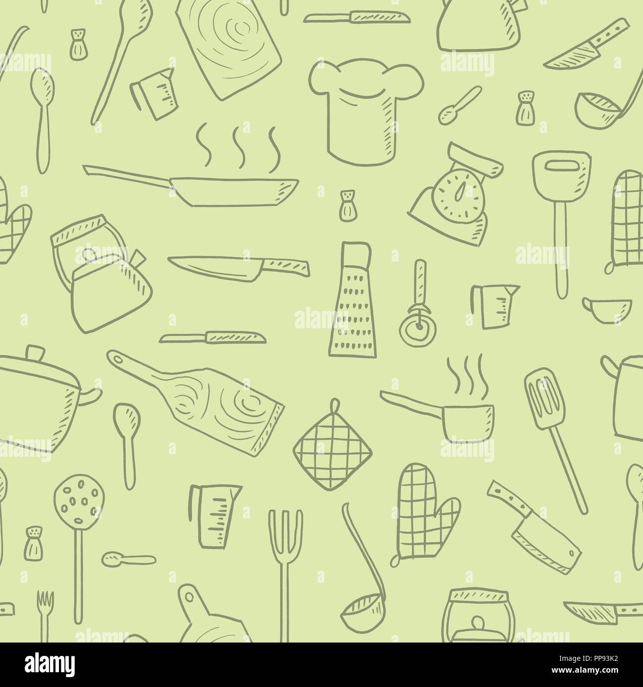 Kitchen Utensils Wallpaper