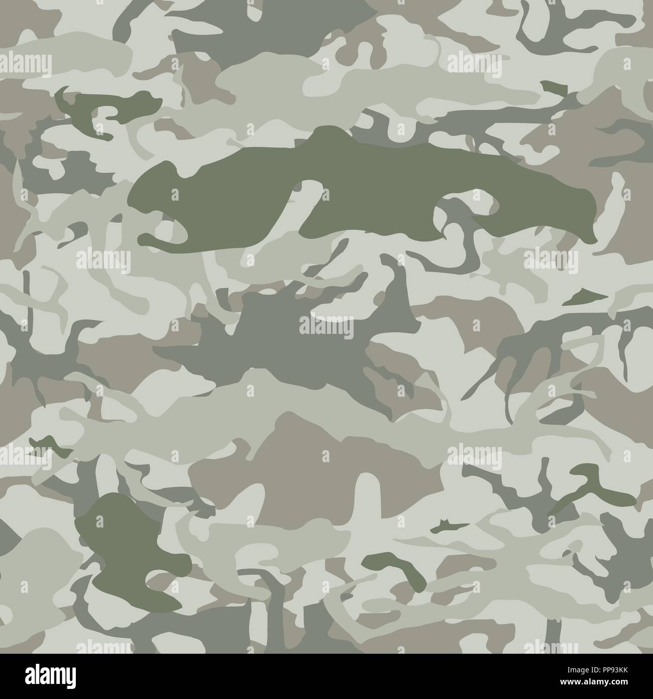 Camouflage seamless vector pattern - military camo texture Stock Vector ...