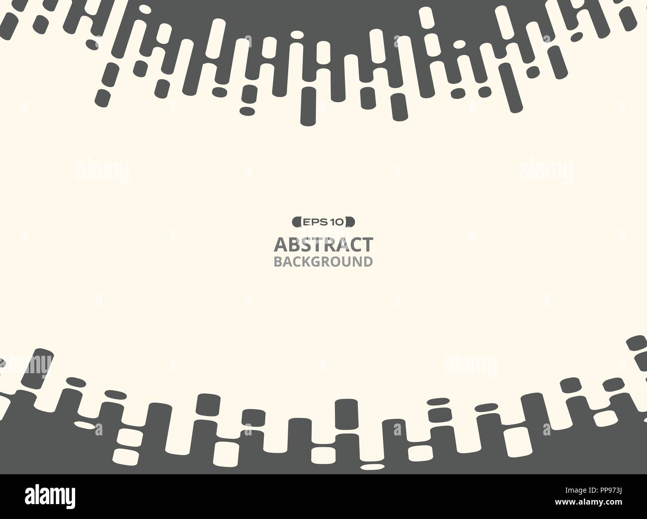 Abstract of gray stripe lines pattern background. Vector eps10 Stock Vector