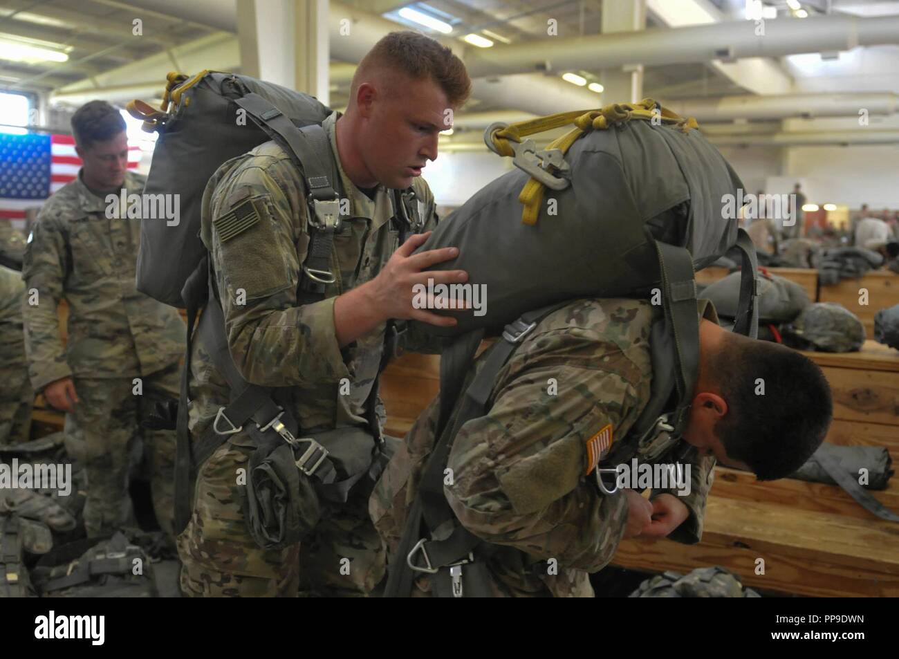 How many lines do parachute paratroopers have How many lines do parachute paratroopers have