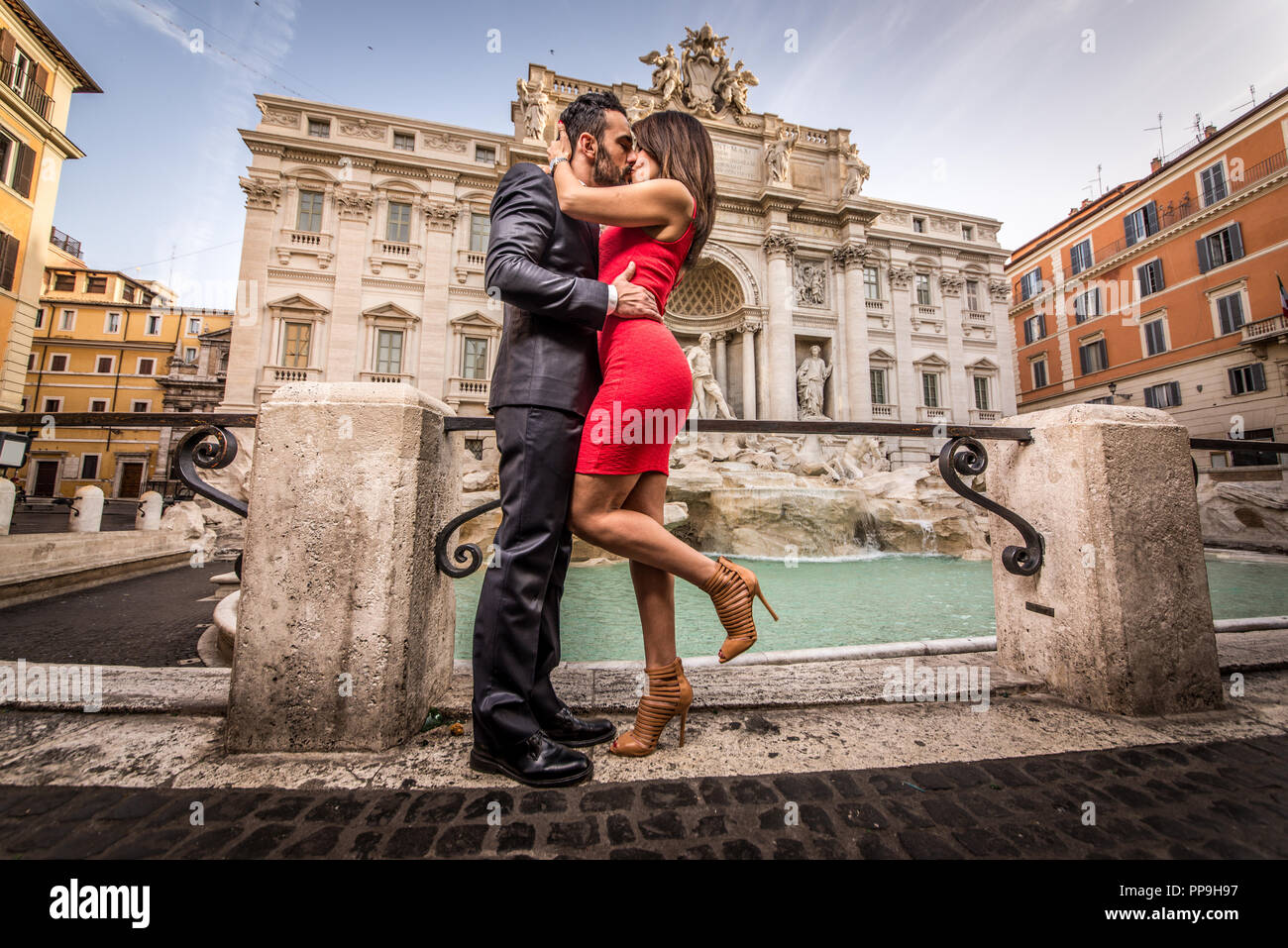 Beautiful Couple Dating Rome Italy Boyfriend Stock Photo (Edit Now ...