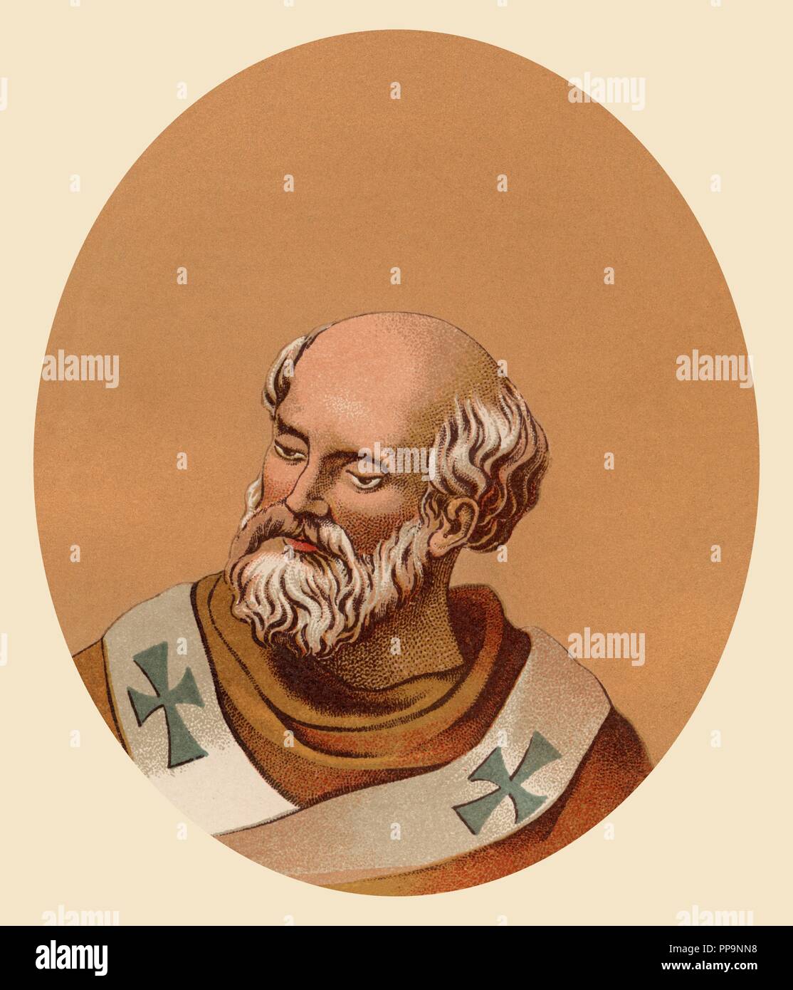 Los Papas y los Bárbaros. Esteban IV (771), Papa de de la iglesia