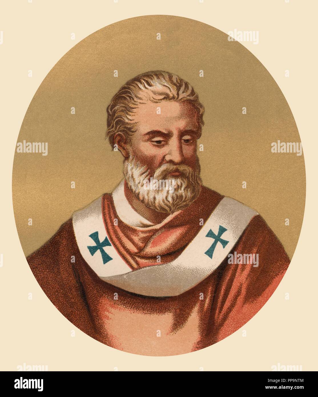 Los Papas y los Bárbaros. Esteban VII (898), Papa de de la iglesia