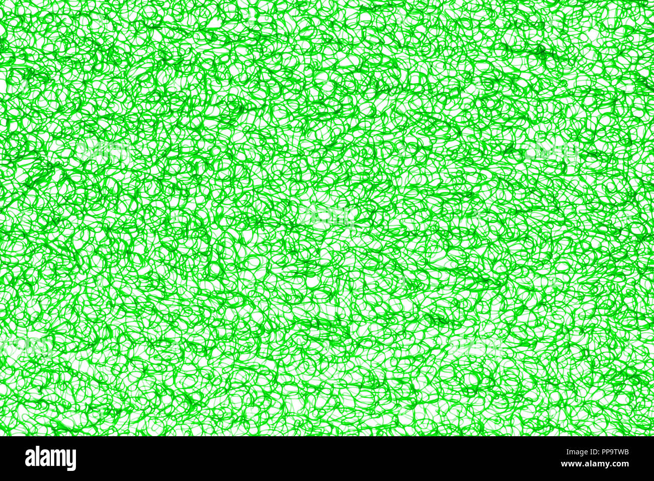 Curved green lines abstract backgroound Stock Photo