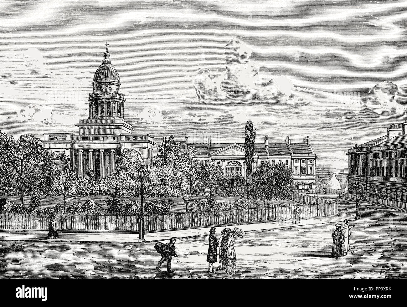 Charlotte Square, Edinburgh, Scotland, 19th century Stock Photo Alamy