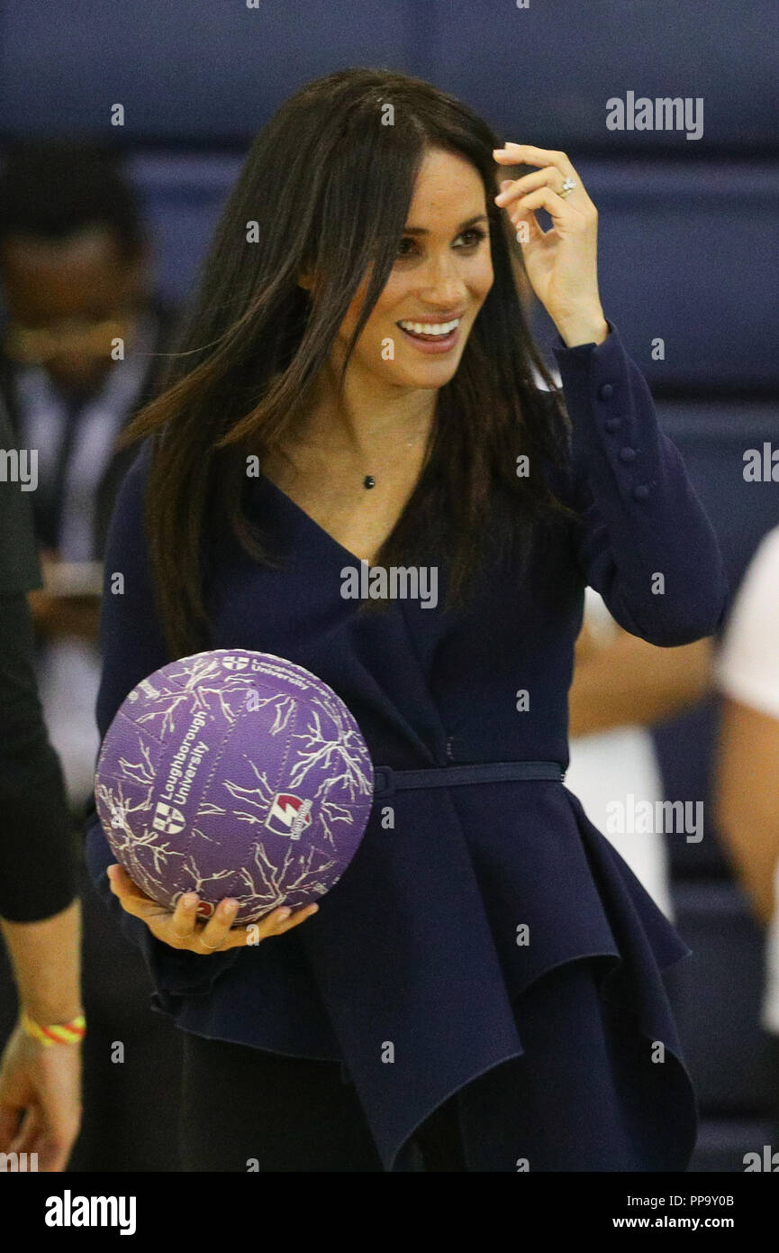 The Duchess of Sussex attends the Coach Core Awards at Loughborough ...