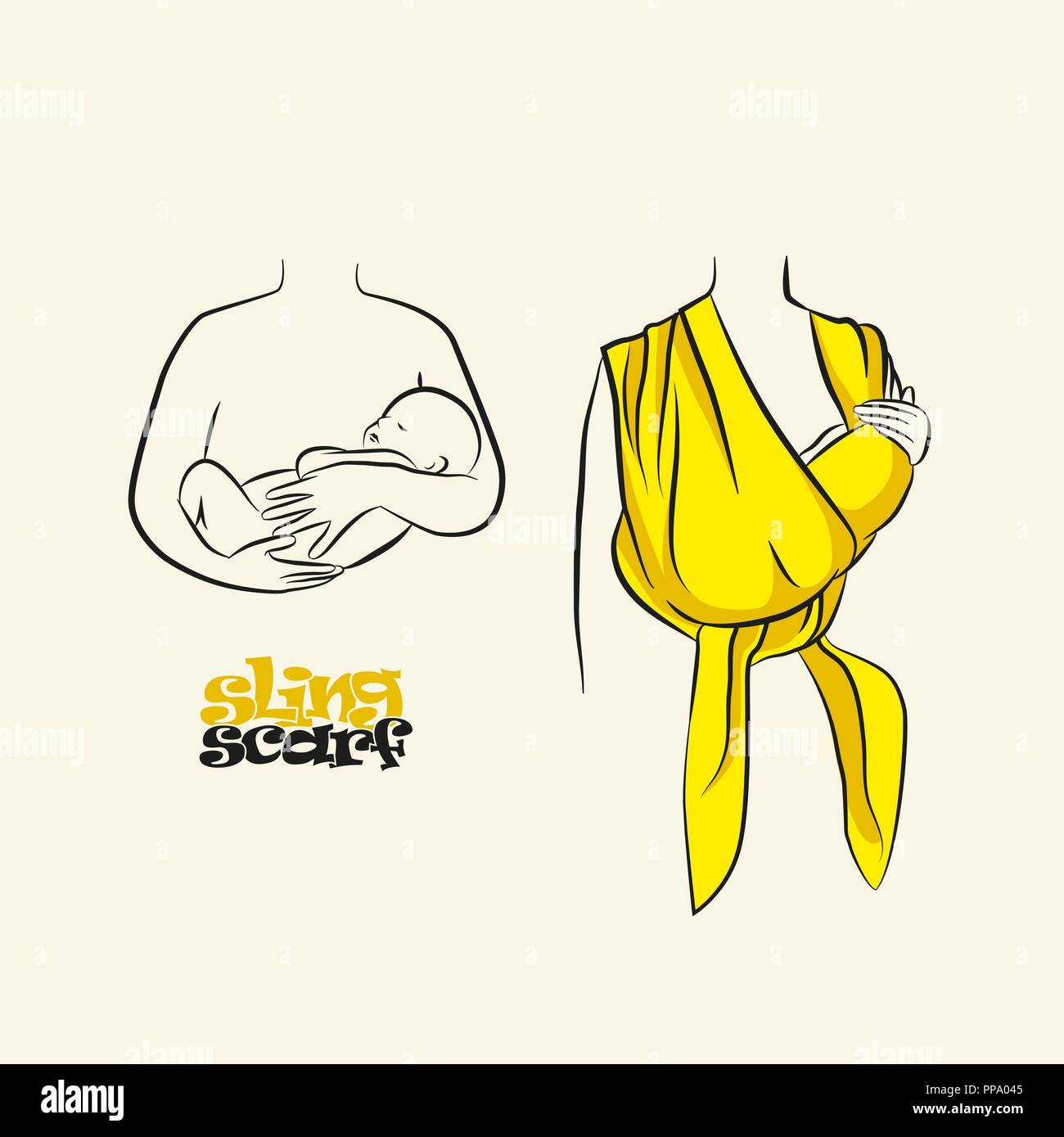 How to use a hotsell scarf as a baby sling
