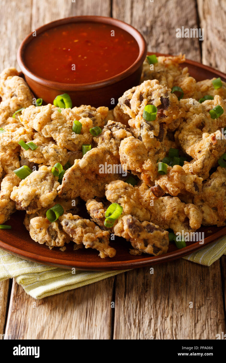 Southern Fried Chicken Gizzard are marinated in a spicy bath of