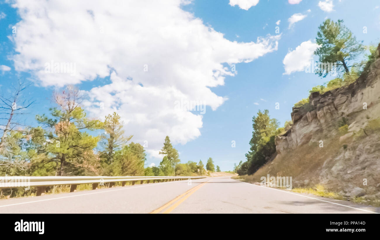Driving South on hwy 83 from Parker, Colorado Stock Photo Alamy