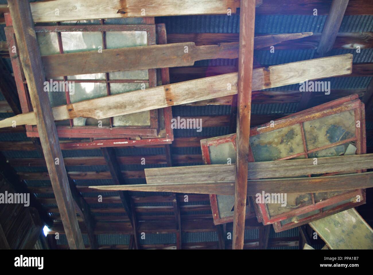 windows in the rafters Stock Photo - Alamy