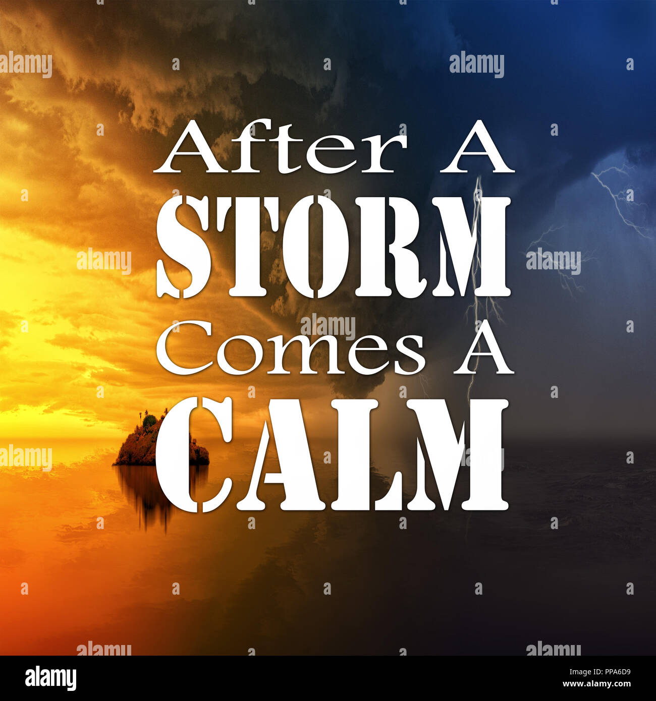 After a storm comes a calm