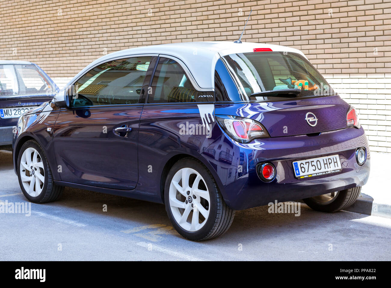 File:Opel Adam (rear quarter) purple.JPG - Wikimedia Commons