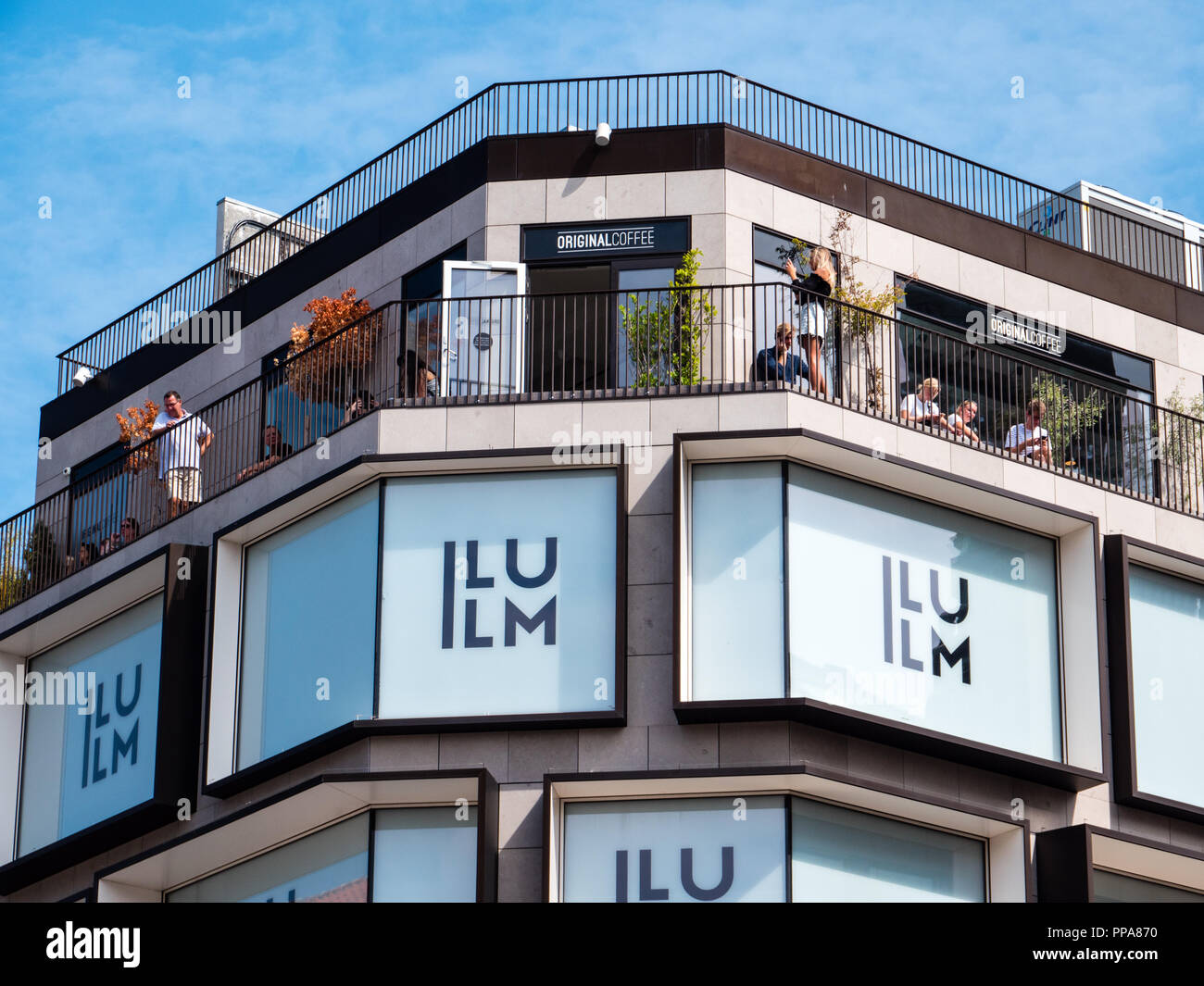 Illum Department Store, with Panoramic Coffee Bar on Roof, Copenhagen