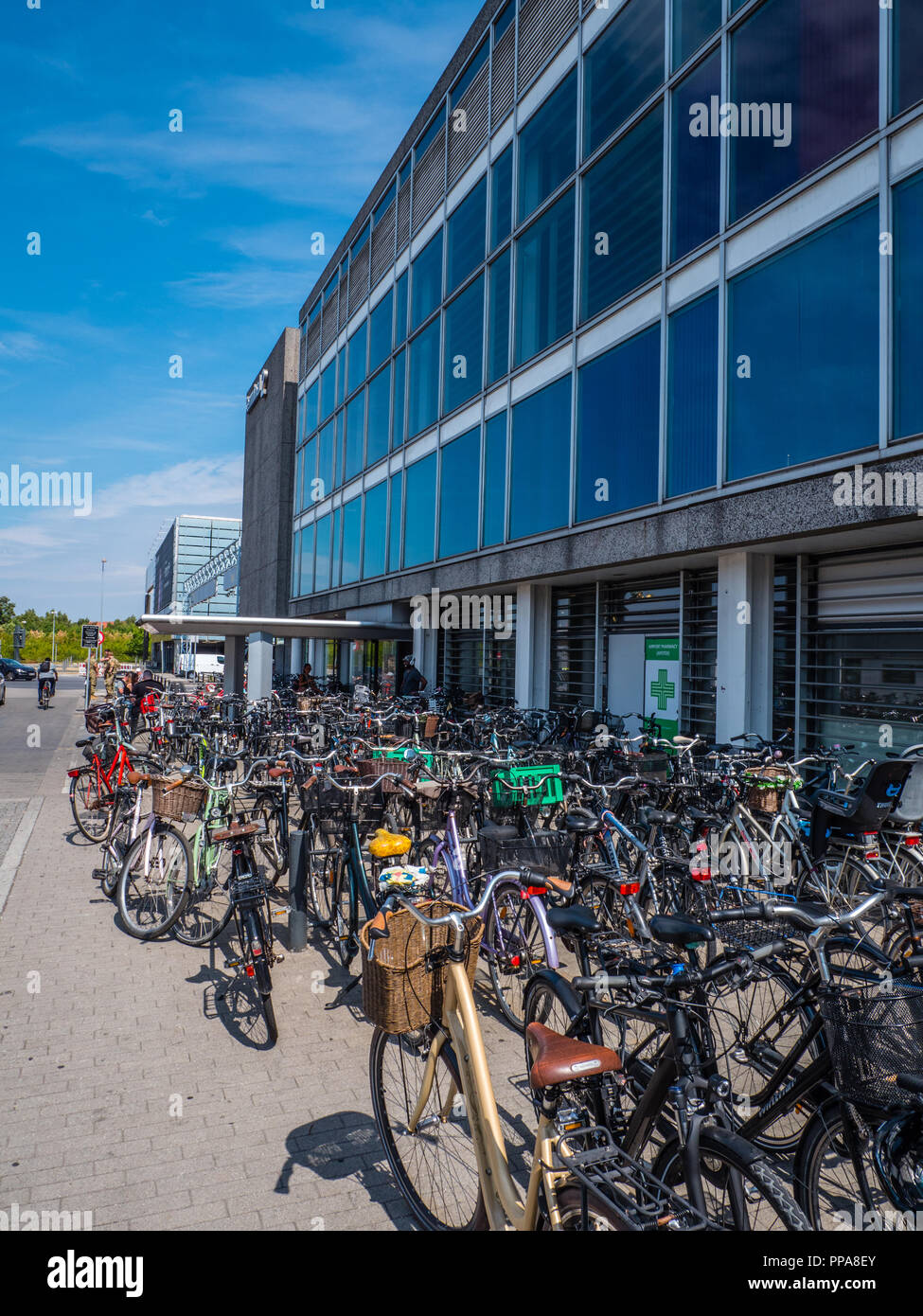 Cycle Storage, Copenhagen Airport, Copenhagen, Amager, Denmark, Europe