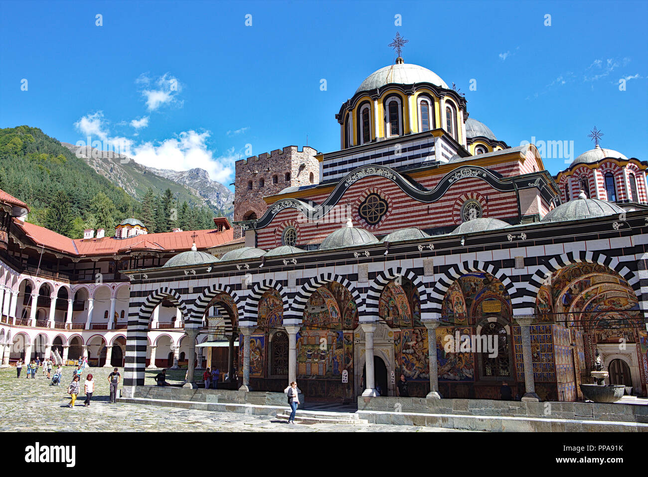 Rila Monastery Stock Photo