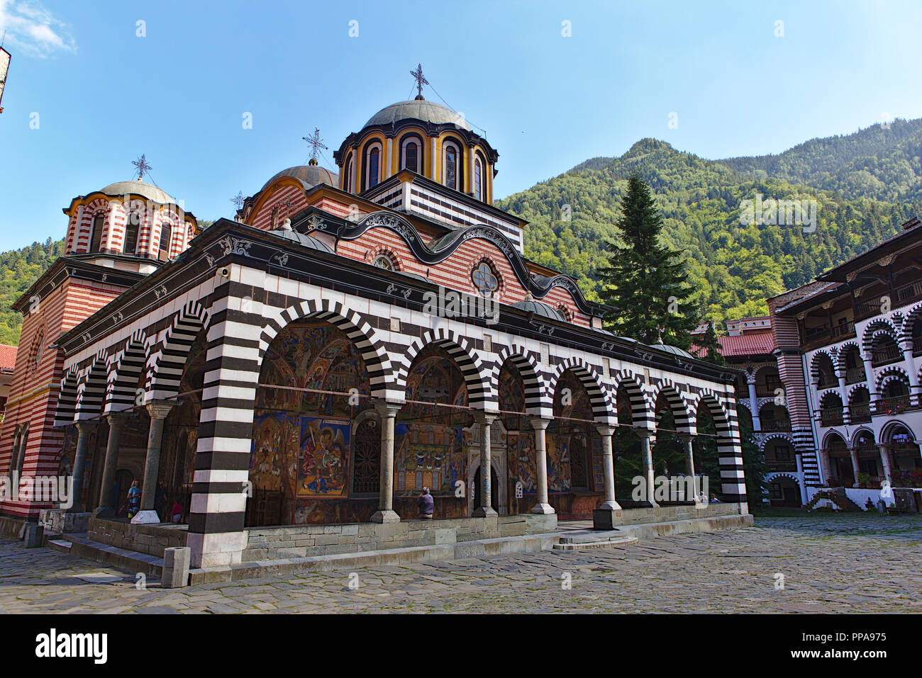 Rila Monastery Stock Photo